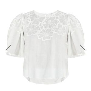 Veronica Beard White Kamryn Top